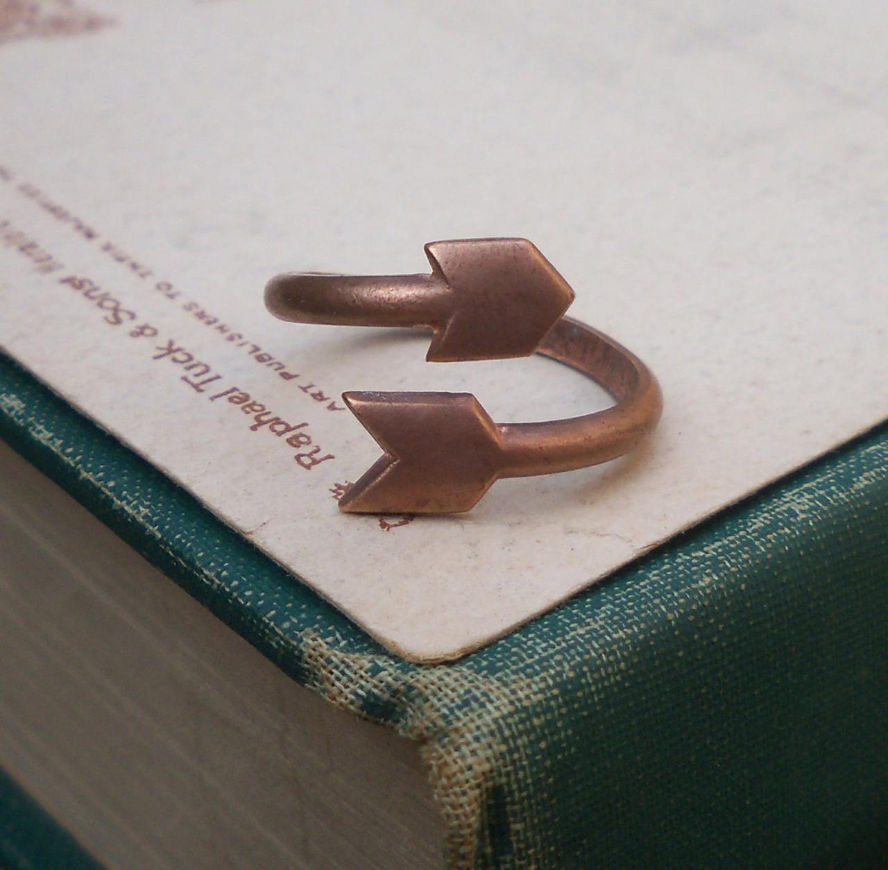 Copper Arrow Ring