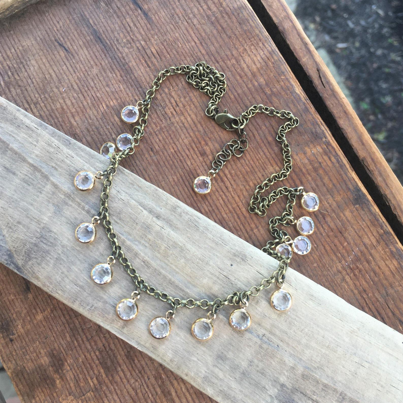 Crystal Bead Choker on Luulla